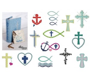 Stickserie ITH - Rosenkranztasche 